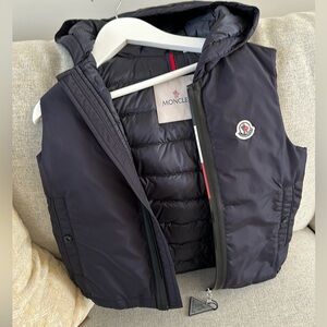 Moncler Blue Vest kids size 6